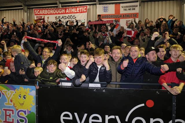 The Boro record crowd enjoy the play-off semi-final win

Photos by Richard Ponter