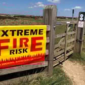 Visitors to the North York Moors National Park must heed advice, with a fire alert announced.