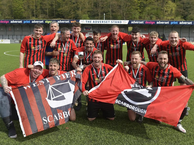West Pier Reserves celebrate their final win