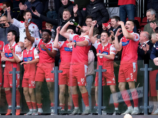 PHOTO FOCUS - 20 photos as Scarborough Athletic secure promotion to National League North by Richard Ponter
