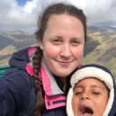 Carolyn and her son William are walking up 100 mountains to raise money for Cancer Research, in memory of a family friend.
