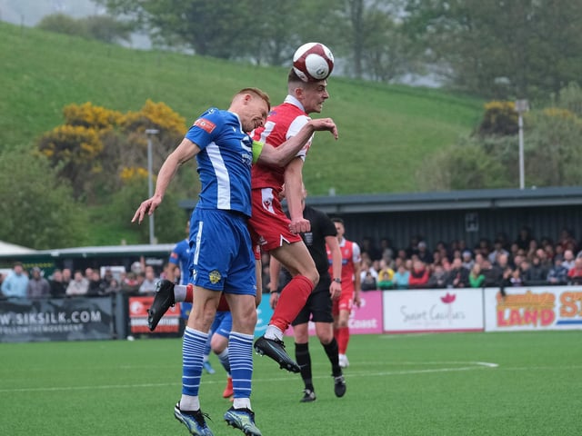 Battling it out in the play-off final