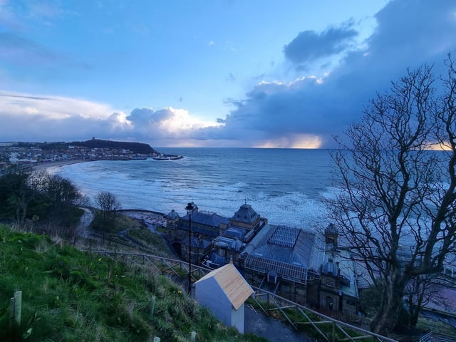 Dramatic shot of stormy skies