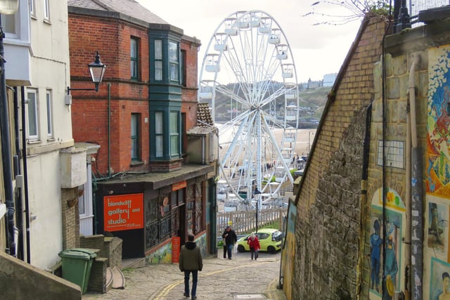 View of Blands Cliff and the big wheel