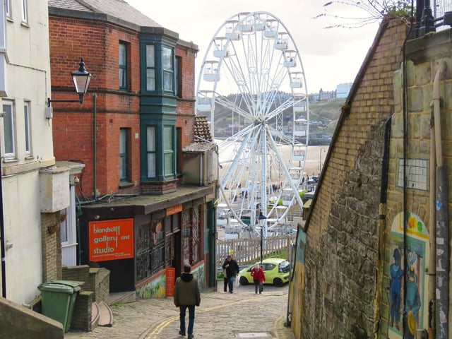 View of Blands Cliff and the big wheel