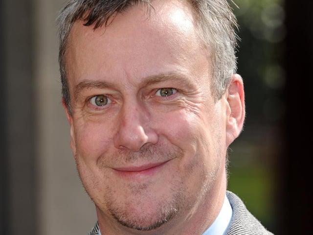 The detective is the invention of Peter Robinson, played by Stephen Tompkinson in the TV series, The novels are set in Leeds, Bradford and surrounding areas.