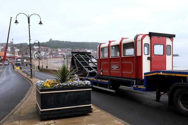 The carriages left the town for the first time since 1881 to be refurbished and have now safely returned.