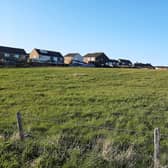 The field off Whitby's Green Lane which will see 62 new homes built, after a Government inspector granted the scheme on appeal.