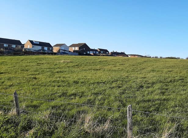 The field off Whitby's Green Lane which will see 62 new homes built, after a Government inspector granted the scheme on appeal.
