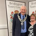 Bridlington Mayor, Councillor Mike Heslop-Mullens, and Mayoress Elaine Heslop-Mullens.