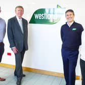 Sir Greg Knight MP (second left) was shown around the new facility by Westland Horticulture Marketing Manager Keith Nicholson and management team members James Farnsworth and Rachael Dickinson. Photo submitted