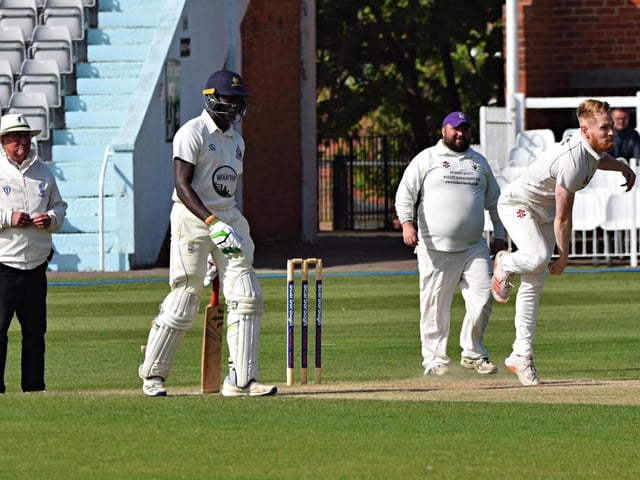 Scarborough Cricket Club batting v Driffield Town Cricket Club