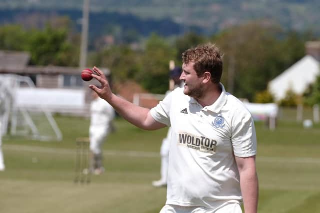 Kristian Wilkinson shone with the bat in Heslerton's defeat