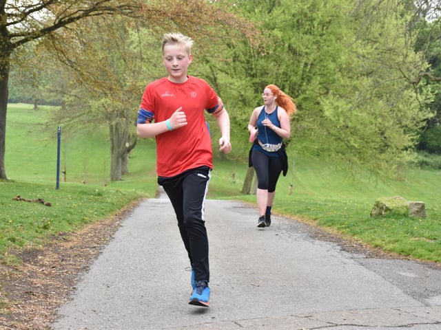 Action from Sewerby Parkrun