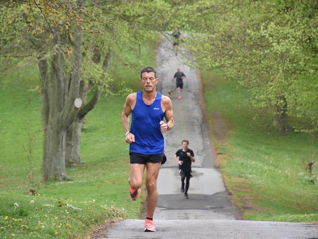 Winner Jason Merrick of Barmston Tri