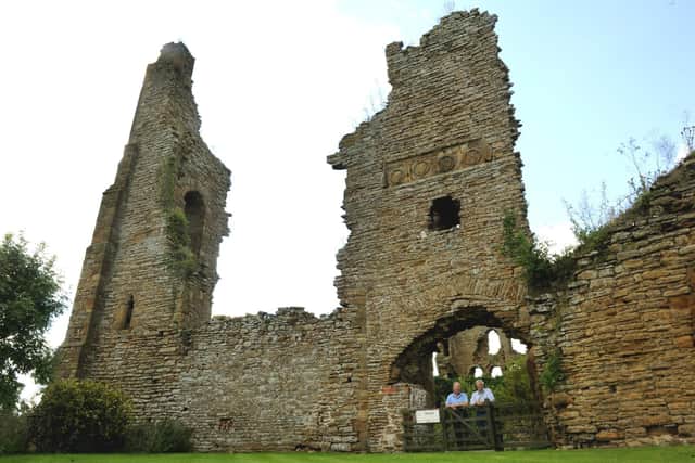 Residents have claims the views from Sheriff Hutton castle, pictured, would be harmed.
