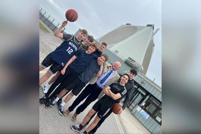 Whitby Jets arrive at RAF Fylingdales for a top-up training session.