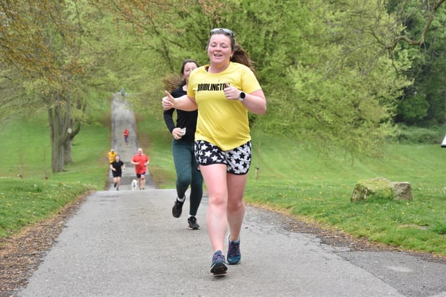 A Bridlington Road Runner at Sewerby Parkrun on May 7 2022
