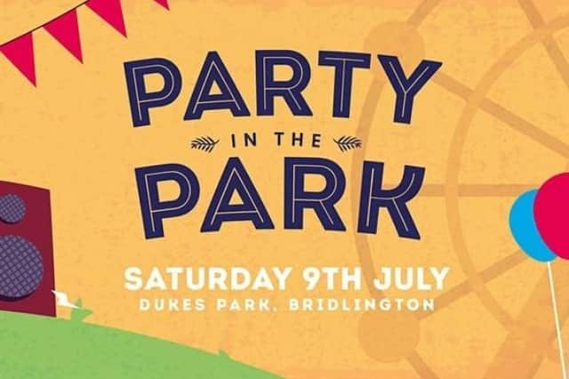The inaugural Party in the Park event will take place at Bridlington Rugby Club on Saturday, July 9. Image submitted