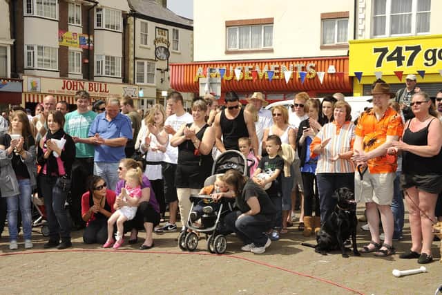 People enjoy the entertainment on offer during the Bridlington Street Festival in 2009. (PA0922-2j)