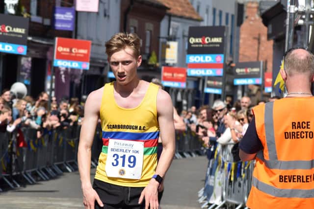 Jackson Smith led the way for Scarborough AC at the Beverley 10k, finishing in 24th place overall