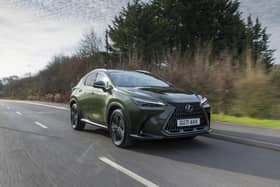 The Lexus is a distinctive machine