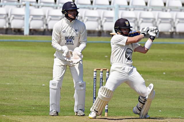 Breidyn Schaper sparkled in defeat for Scarborough CC