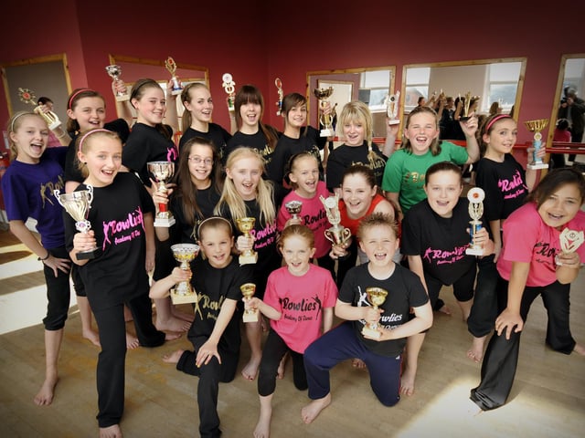 Pictured are the dance competition winners at Rowlies Academy of Dance, which meets at the YMCA.