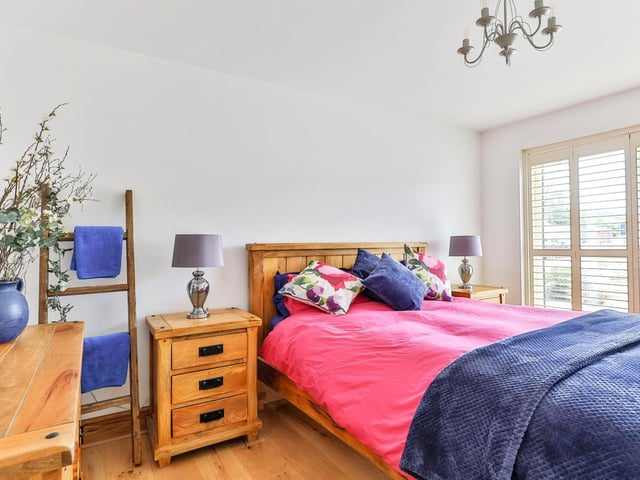 Light, airy and spacious, as with the conversion's other double bedrooms, this is also flexible space that could serve as a home office, playroom or other.