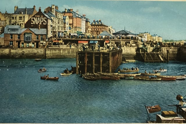 This postcard was colourised, bringing an otherwise dull scene to life.