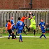 Filey Town in action against Edgehill