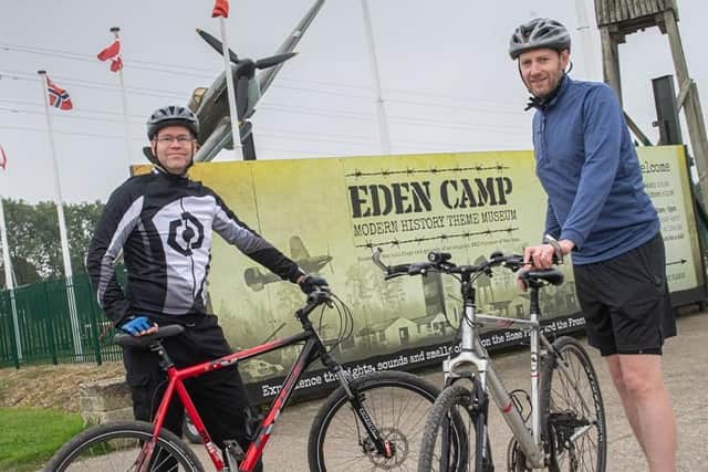 Left to right: Howard Wallis, Senior Economy and Infrastructure Officer and Craig Nattress, Tourism Development Officer at Eden Camp.