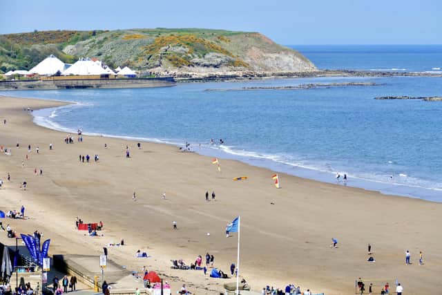 Aled Jones focuses on Scarborough’s north side area during a beautiful spring day.