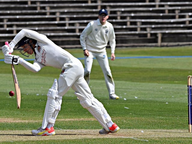 Goole number three batter Thomas Franks