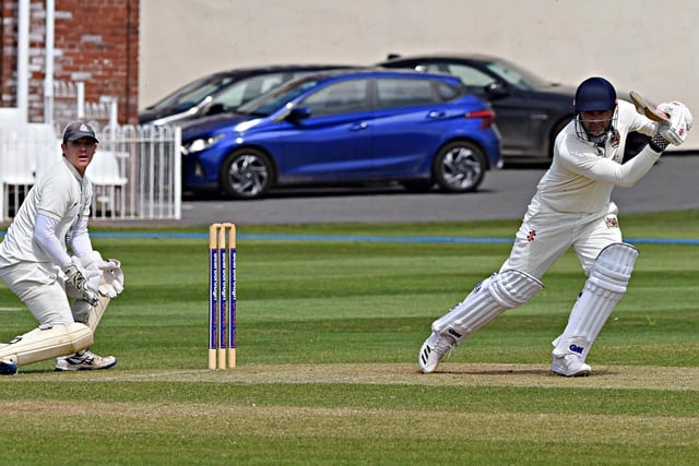Goole's Neil Foster (39) in batting action