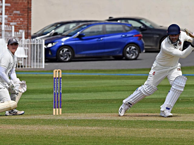Goole's Neil Foster (39) in batting action