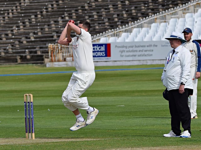 Goole bowler Matthew Cooper