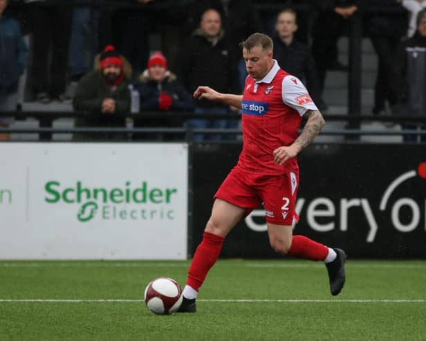 Josh Barrett in action last season