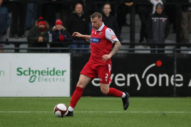 Josh Barrett in action last season