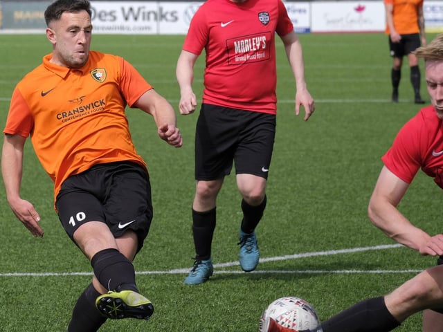 Edgehill's Joel Ramm in action