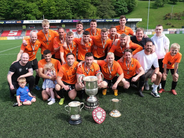 Edgehill show off their trophy haul from this season