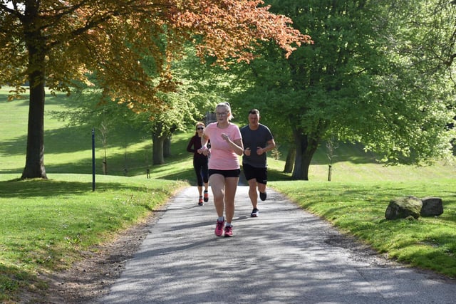 Sewerby Parkrun action from Saturday May 14 2022