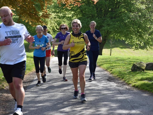 A Brid Road Runners athlete in action at Sewerby Parkrun on Saturday May 14 2022