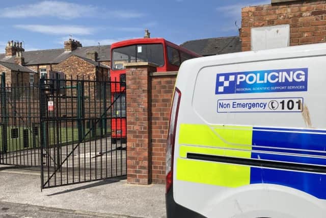 North Yorkshire Police's forensics team has carried out examinations at the school. (Photo: Gladstone Road Primary School)