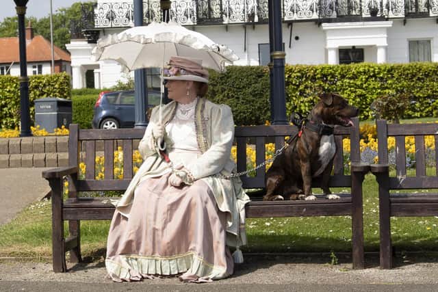 Rachel Frederick from Bakewell with her dog Montgomery
