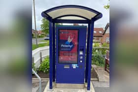 Northern ticket vending machine.