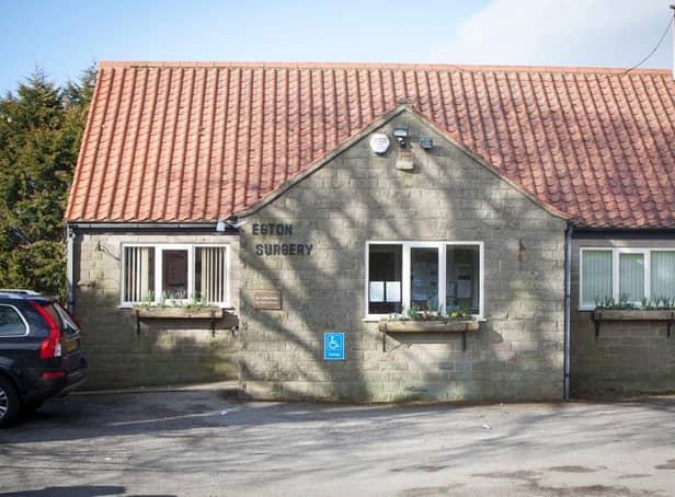 Egton Surgery, near Whitby, has been rated as outstanding.