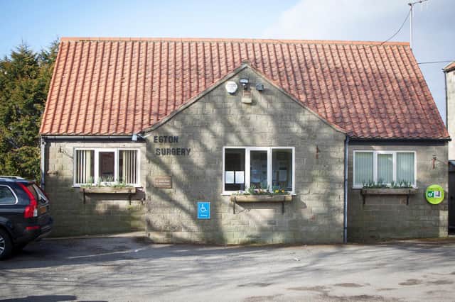Egton Surgery, near Whitby, has been rated as outstanding.