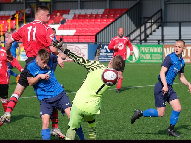 Edgehill Reserves v Filey Town Reserves in the Frank White Trophy final