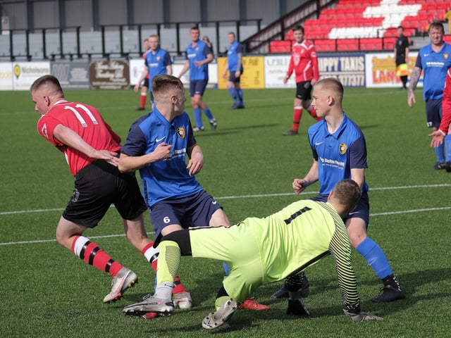 Edgehill Reserves v Filey Town Reserves in the Frank White Trophy final